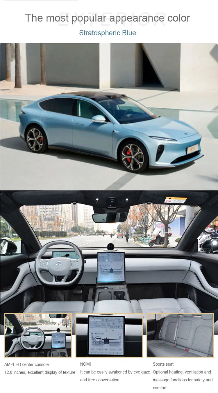 Weilai Nio Electric Car New Energy Vehicle Car Nio Et5 High Speed EV