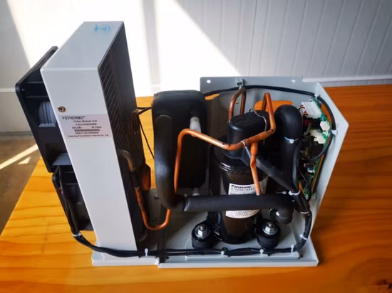 China Fabricantes DC 24V 1000W Mini unidade de módulo de resfriamento de líquido de refrigeração Resfriador de bateria EV